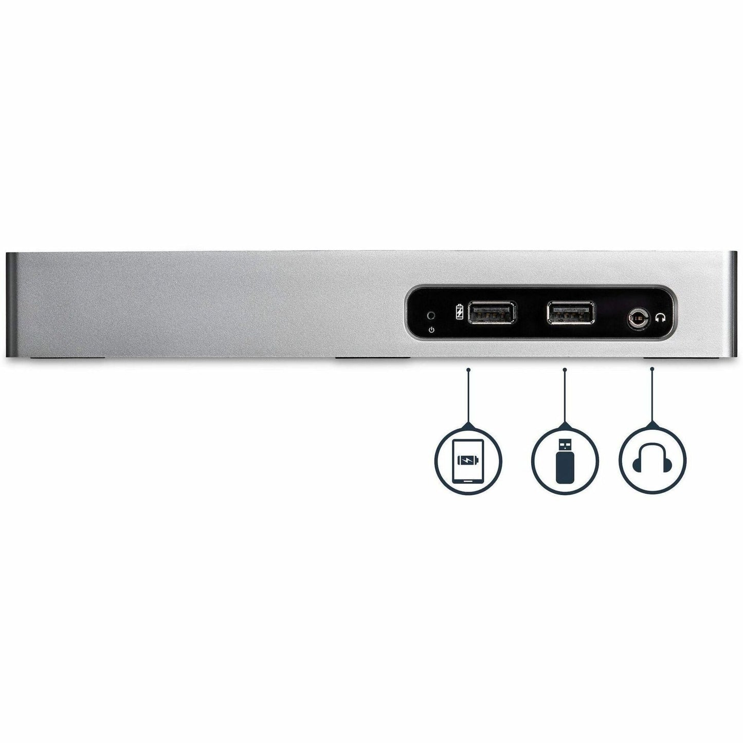 StarTech.com USB 3.0 Docking Station - Dual Monitor Laptop Dock with HDMI & DVI/VGA - 6x USB Type-A Hub GbE - Universal Windows & Mac