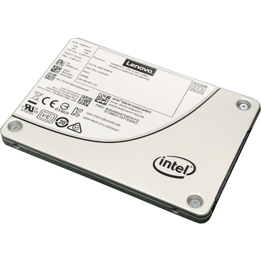 Lenovo DC S4500 240 GB Solid State Drive - 2.5" Internal - SATA (SATA/600) - Silver