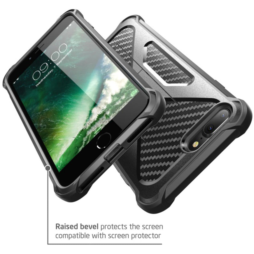 i-Blason Transformer Carrying Case (Holster) Apple iPhone 8 Smartphone - Black