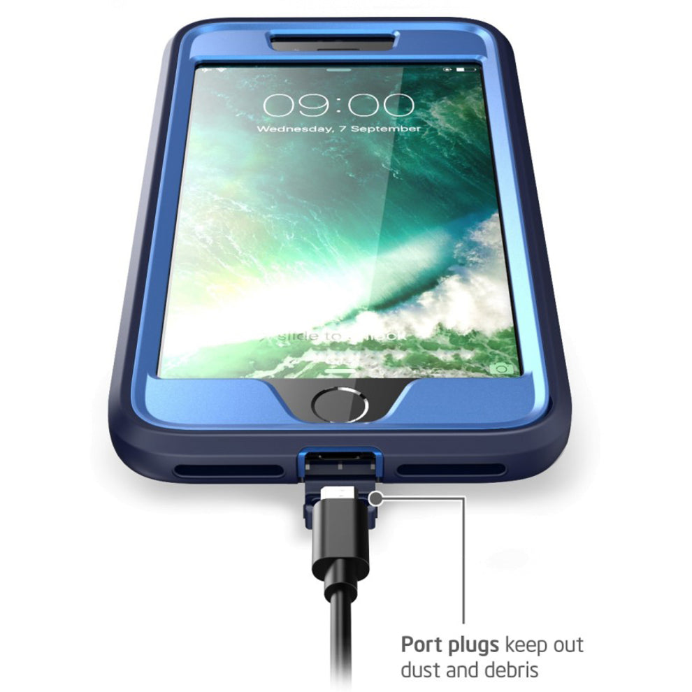i-Blason Magma Carrying Case (Holster) Apple iPhone 8 Plus Smartphone - Blue