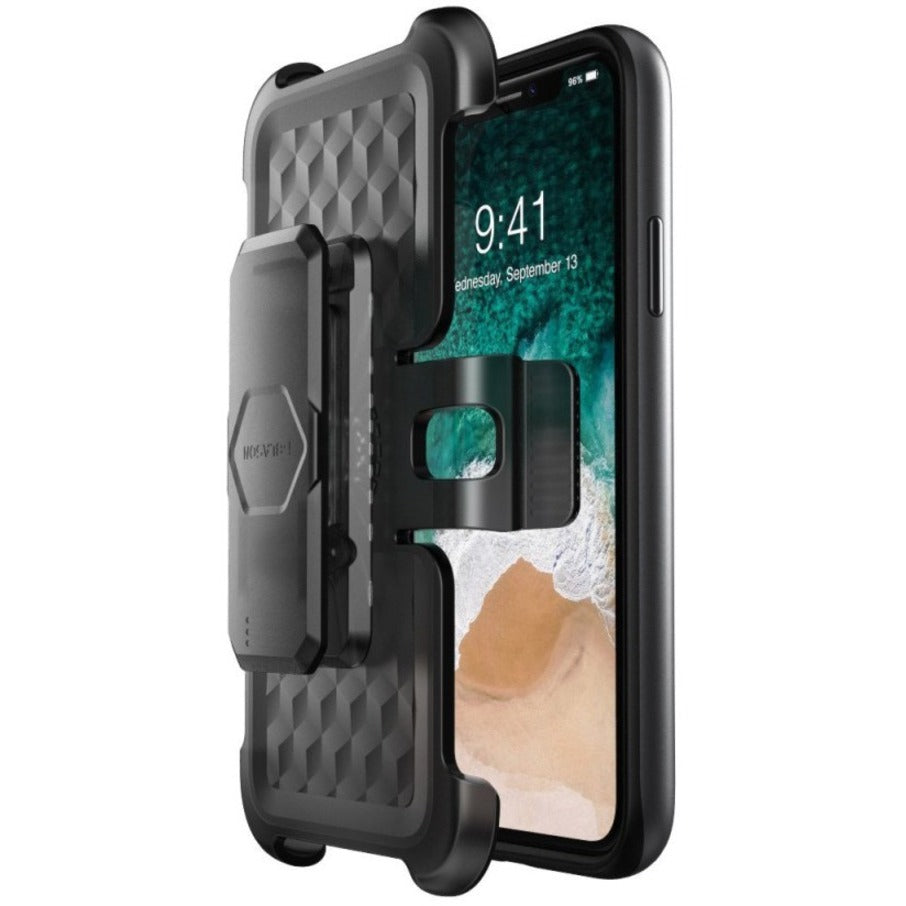 i-Blason Transformer Carrying Case (Holster) Apple iPhone X Smartphone - Black
