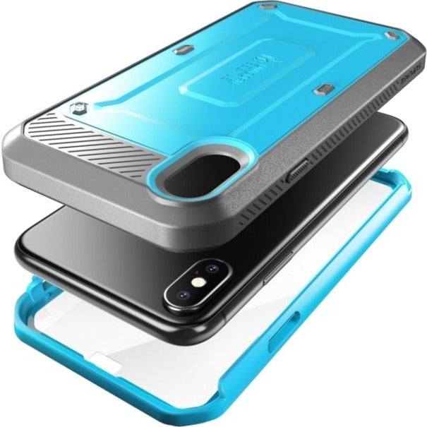 i-Blason Unicorn Beetle Pro Carrying Case (Holster) Apple iPhone X Smartphone - Blue