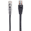 1FT BLACK CAT6A SLIM 28AWG PATC