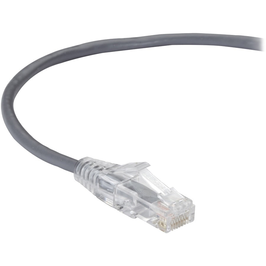1FT GRAY CAT6A SLIM-NET PATCH  