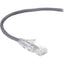 1FT GRAY CAT6 SLIM 28AWG PATCH 