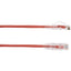 3FT RED CAT6 SLIM 28AWG PATCH C