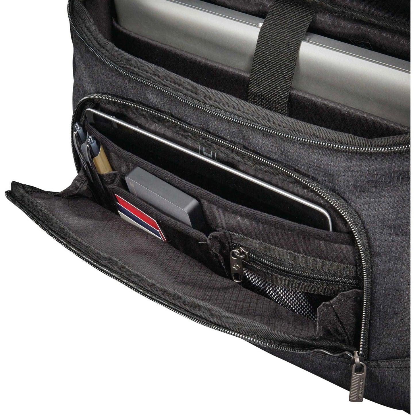 Samsonite Modern Utility Carrying Case (Messenger) for 15.6" Apple iPad Notebook Tablet - Charcoal Heather Charcoal