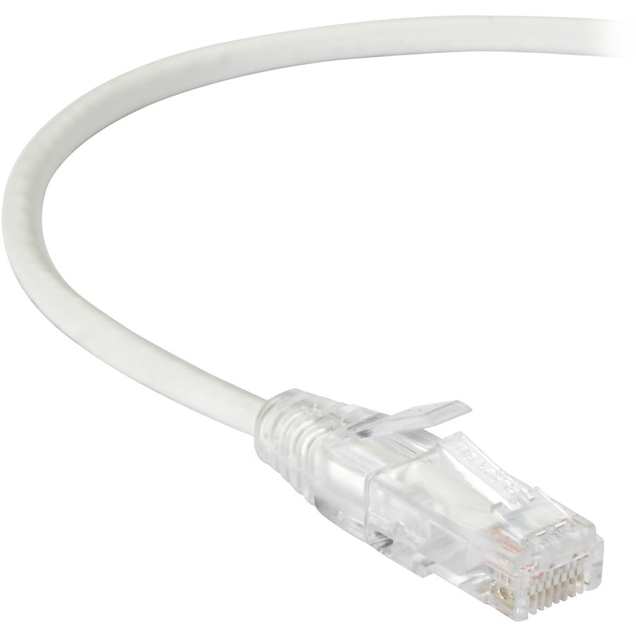 7FT WHITE CAT6A SLIM 28AWG PATC