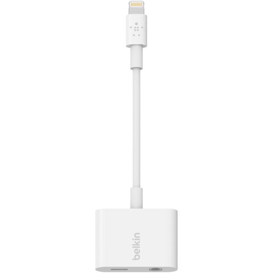 Belkin 3.5 mm Audio and Charge for iPhone and iPad Lightning Adapter