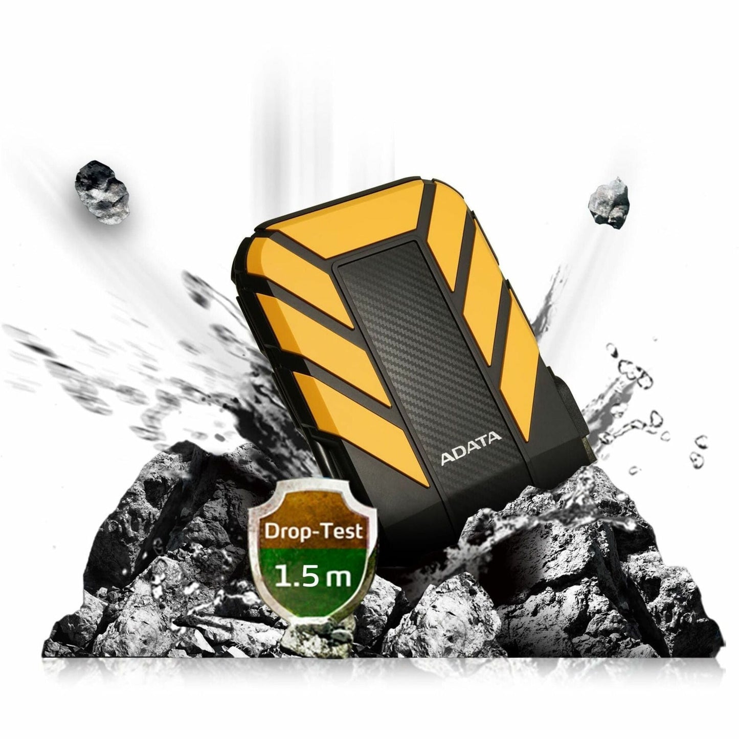 Adata HD710 Pro AHD710P-2TU31-CYL 2 TB Hard Drive - 2.5" External - Yellow