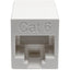 Tripp Lite Cat6 Straight-Through Modular Compact In-Line Coupler (RJ45 F/F) White TAA