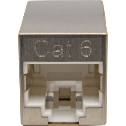 Tripp Lite Cat6 Straight-Through Modular Shielded Compact In-Line Coupler (RJ45 F/F) TAA