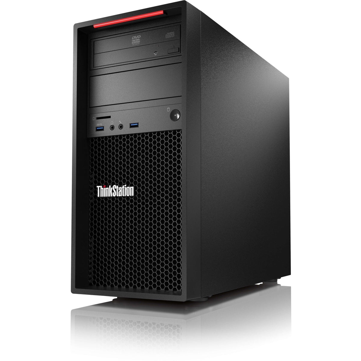 Lenovo ThinkStation P320 30BGS1B400 Workstation - 1 x Intel Core i7 Quad-core (4 Core) i7-6700 6th Gen 3.40 GHz - 16 GB DDR4 SDRAM RAM - 1 TB HDD - 512 GB SSD - Tower
