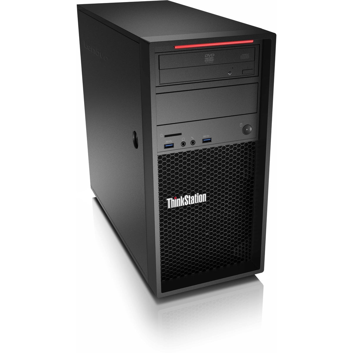 Lenovo ThinkStation P320 30BGS1B400 Workstation - 1 x Intel Core i7 Quad-core (4 Core) i7-6700 6th Gen 3.40 GHz - 16 GB DDR4 SDRAM RAM - 1 TB HDD - 512 GB SSD - Tower