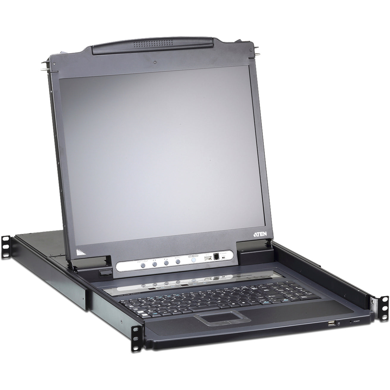 ATEN CL5708I LCD KVM Over IP Switch With Standard Rack Mount Kit-TAA Compliant