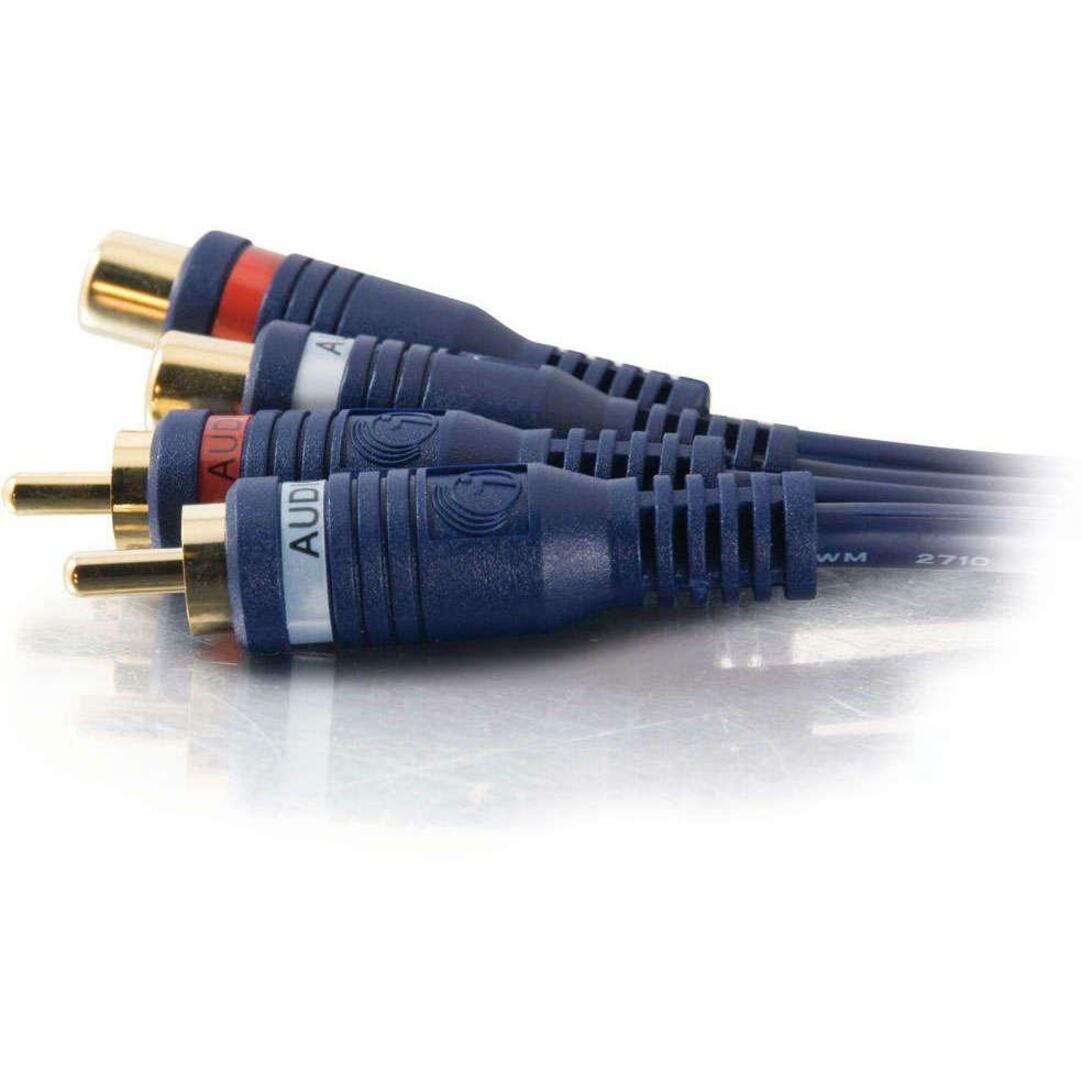 C2G 12ft Velocity RCA Stereo Audio Extension Cable