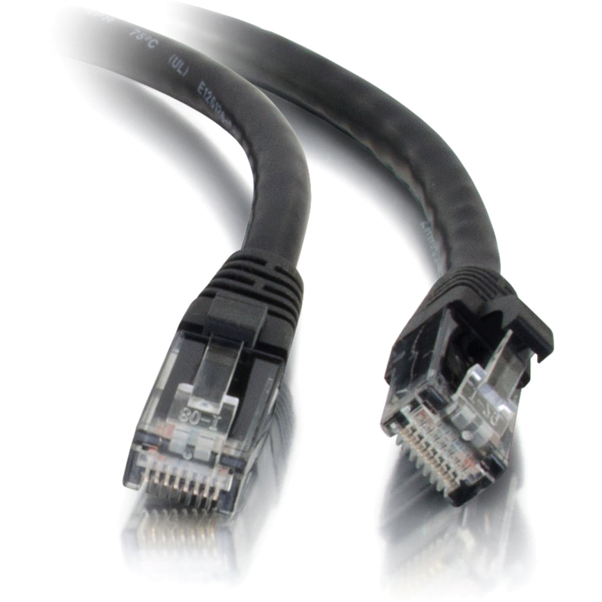 C2G-75ft Cat5e Snagless Unshielded (UTP) Network Patch Cable - Black