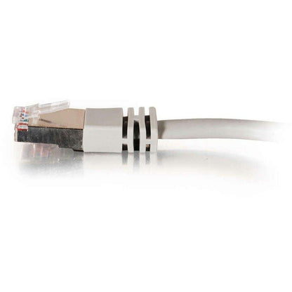 C2G-75ft Cat5e Molded Shielded (STP) Network Patch Cable - Gray