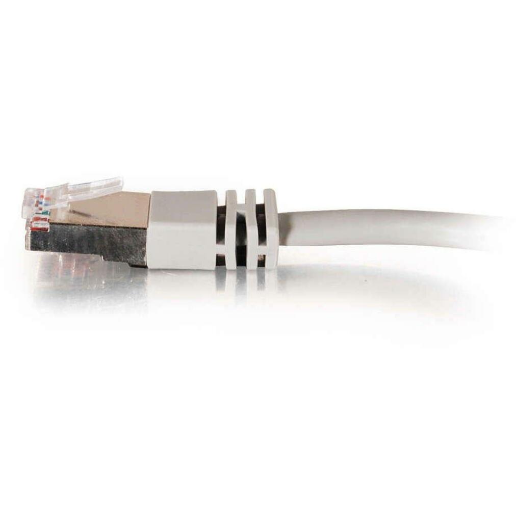 C2G-10ft Cat5e Molded Shielded (STP) Network Patch Cable - Gray