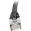 C2G-75ft Cat5e Molded Shielded (STP) Network Patch Cable - Black
