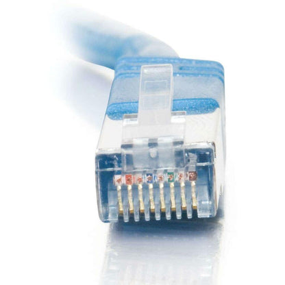C2G-25ft Cat5e Molded Shielded (STP) Network Patch Cable - Blue