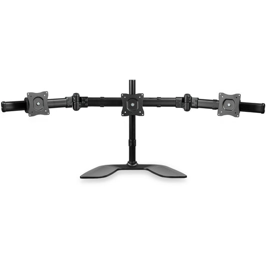 StarTech.com Triple Monitor Stand Crossbar Steel & Aluminum For VESA Mount Monitors up to 27"(17.6lb/8kg) Monitor Stand 3 Monitor Arm