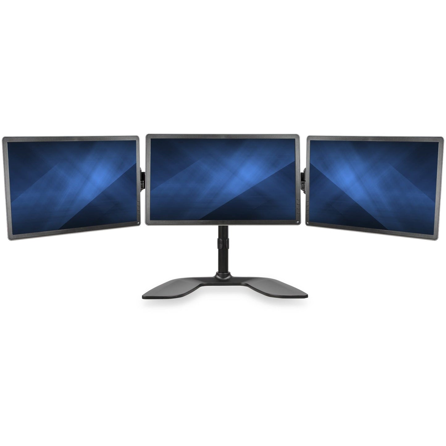StarTech.com Triple Monitor Stand Crossbar Steel & Aluminum For VESA Mount Monitors up to 27"(17.6lb/8kg) Monitor Stand 3 Monitor Arm
