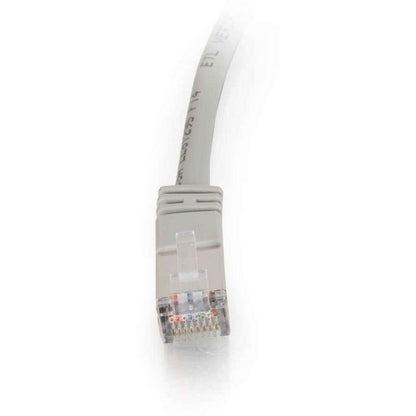 C2G 7ft Cat5e Molded Shielded (STP) Network Patch Cable - Gray