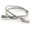 C2G-3ft Cat5e Molded Shielded (STP) Network Patch Cable - Gray