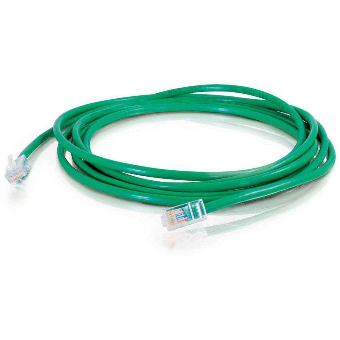C2G-7ft Cat5e Non-Booted Crossover Unshielded (UTP) Network Patch Cable - Green