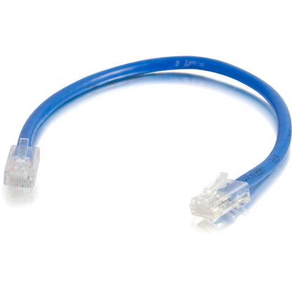 C2G 1ft Cat5e Non-Booted Unshielded Network Patch Ethernet Cable - Blue