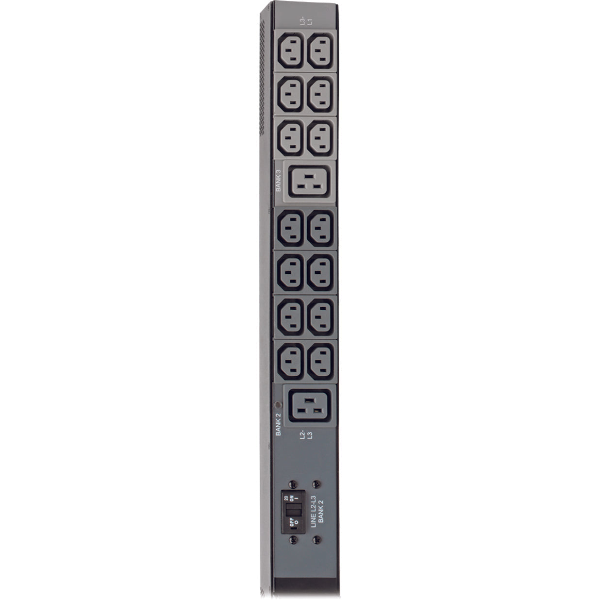 Tripp Lite 14.5kW 200-240V 3PH Monitored PDU LX Interface Gigabit 48 Outlets IEC-309 60A Blue Input LCD 1.8 m Cord 0U 1.8 m Height TAA