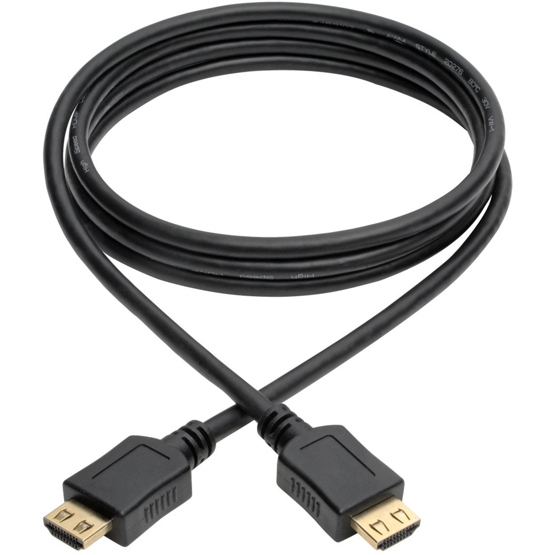 Tripp Lite High-Speed HDMI Cable Gripping Connectors 4K (M/M) Black 6 ft. (1.83 m)