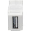 Tripp Lite USB 2.0 All-in-One Keystone/Panel Mount Angled Coupler (F/F) White