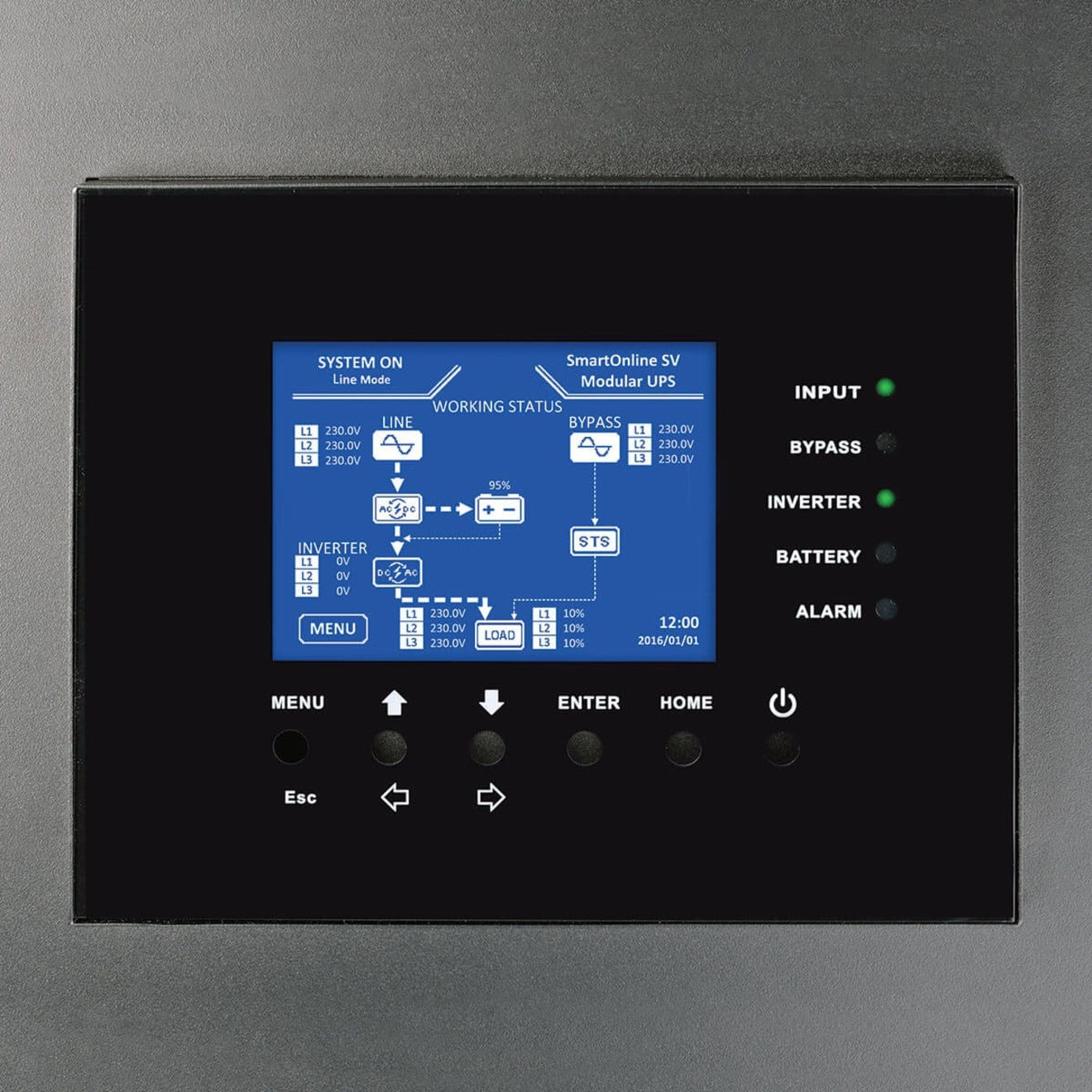 Tripp Lite SmartOnline SV Series 100kVA Large-Frame Modular Scalable 3-Phase On-Line Double-Conversion 208/120V 50/60 Hz UPS System