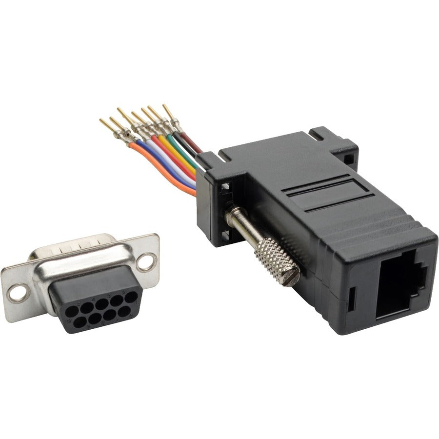 Tripp Lite DB9 to RJ45 Modular Serial Adapter M/F RS-232 RS-422 RS-485