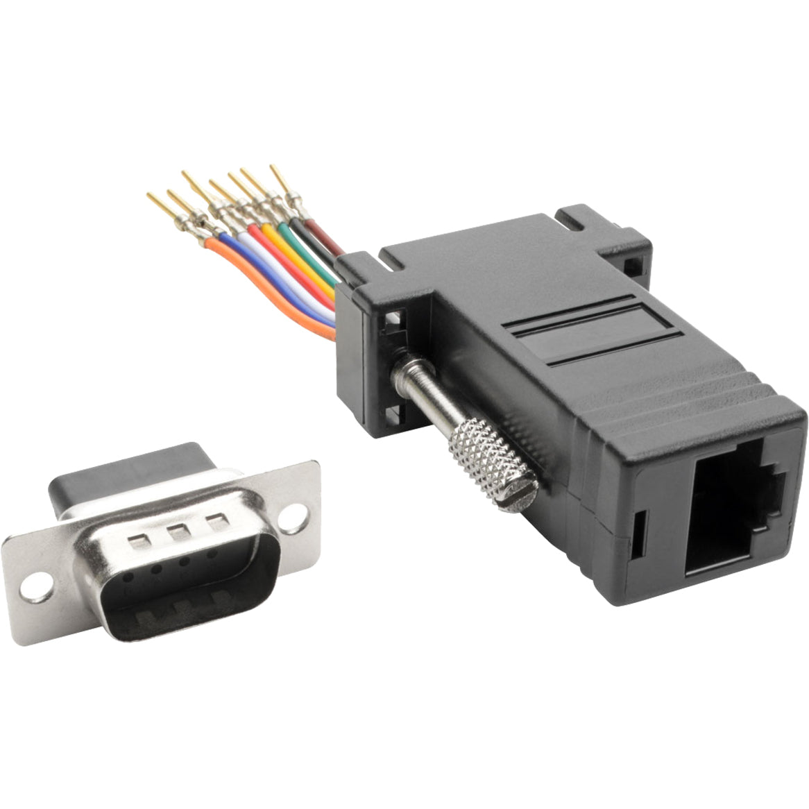 Tripp Lite DB9 to RJ45 Modular Serial Adapter M/F RS-232 RS-422 RS-485