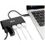 Tripp Lite 4-Port USB-C Hub with Power Delivery USB-C to 4x USB-A Ports USB 3.0 Black