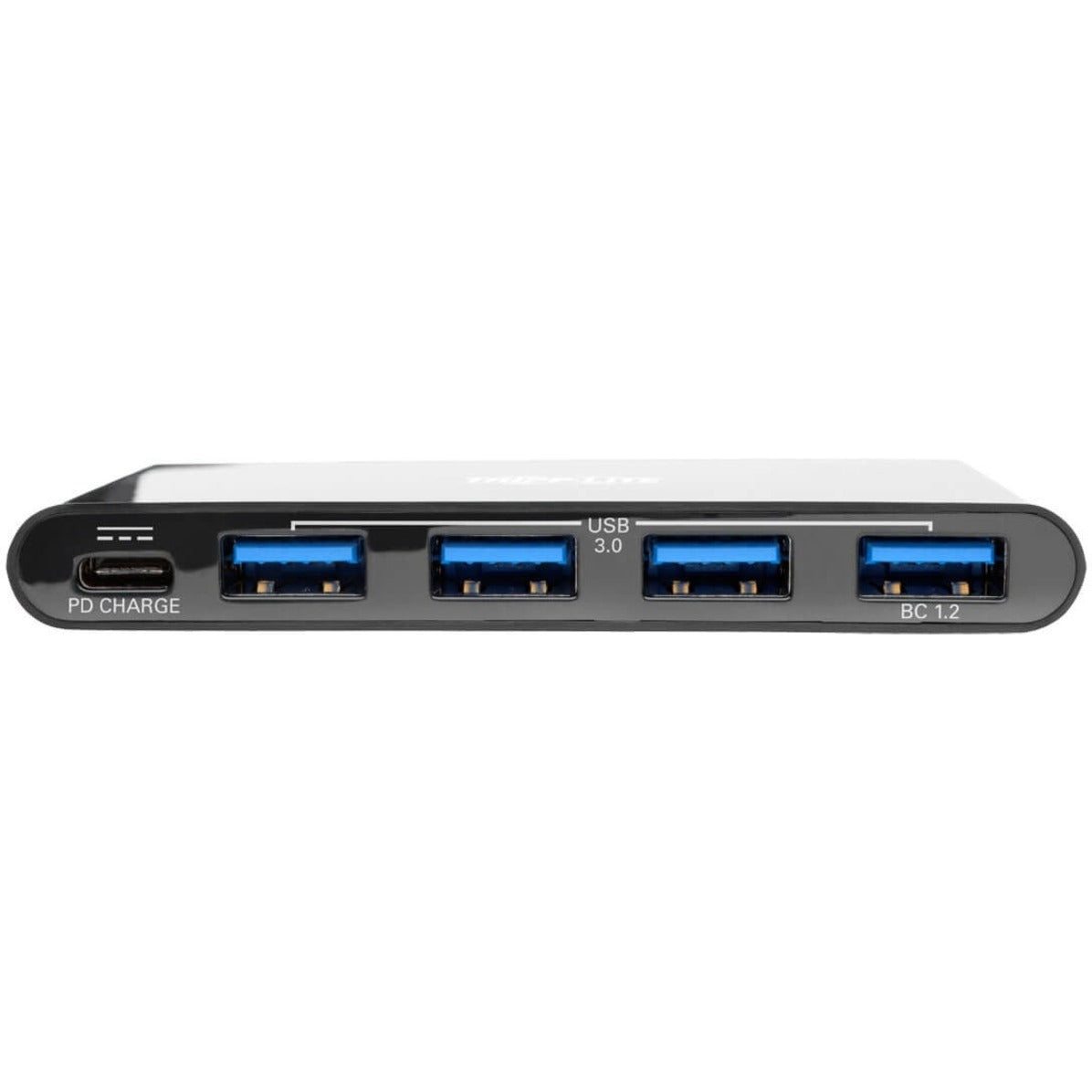 Tripp Lite 4-Port USB-C Hub with Power Delivery USB-C to 4x USB-A Ports USB 3.0 Black
