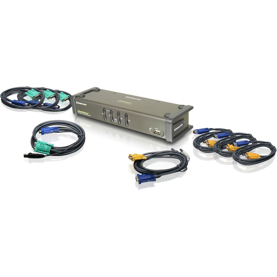 IOGEAR MiniView GCS1744 4-Port Dual View KVM Switch