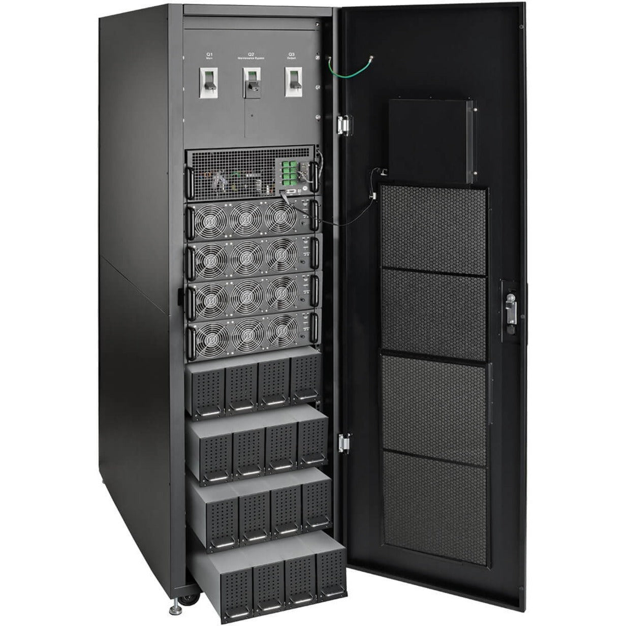 Tripp Lite SmartOnline SV Series 60kVA Medium-Frame Modular Scalable 3-Phase On-Line Double-Conversion 208/120V 50/60 Hz UPS System 3 Battery Modules