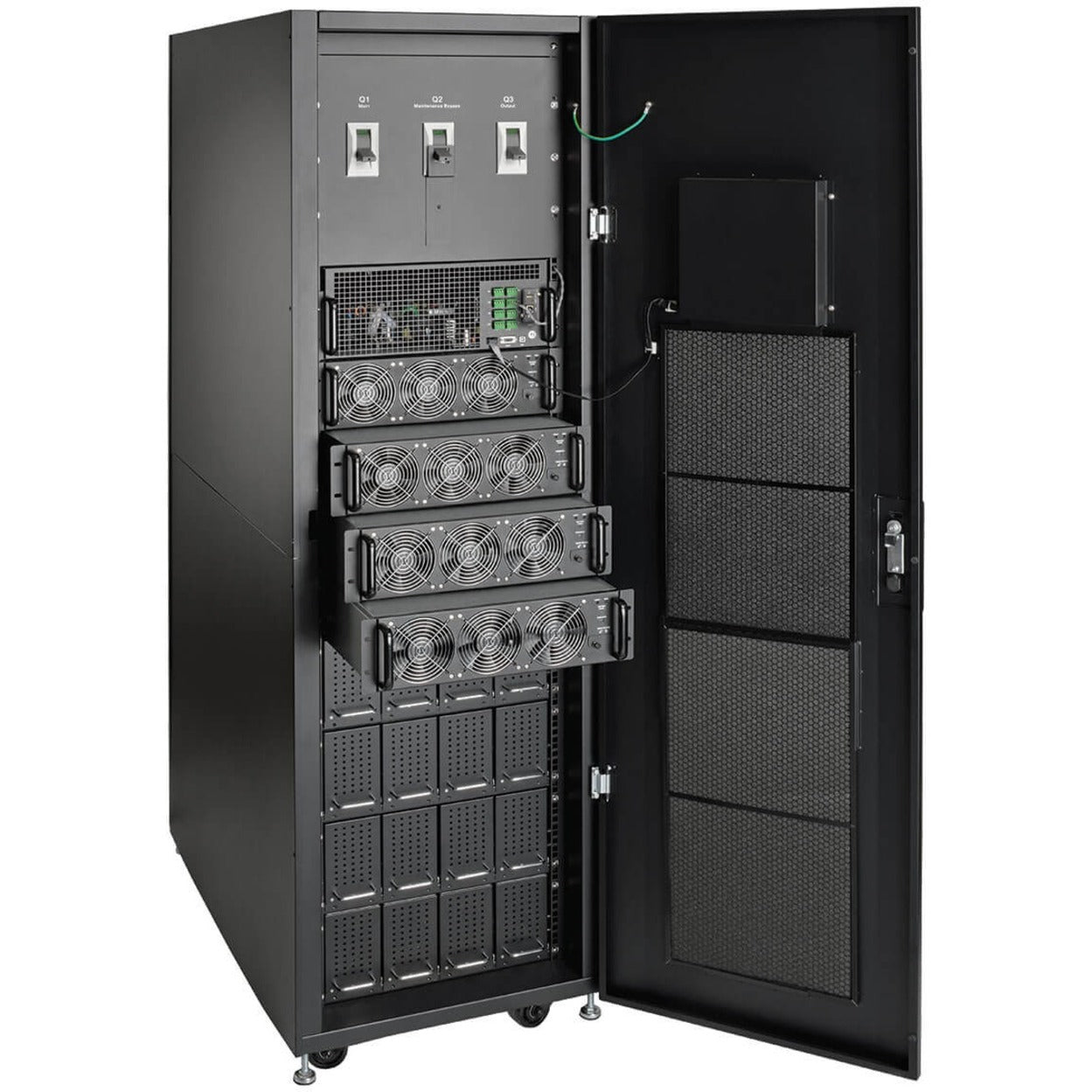 Tripp Lite SmartOnline SV Series 60kVA Medium-Frame Modular Scalable 3-Phase On-Line Double-Conversion 208/120V 50/60 Hz UPS System 3 Battery Modules