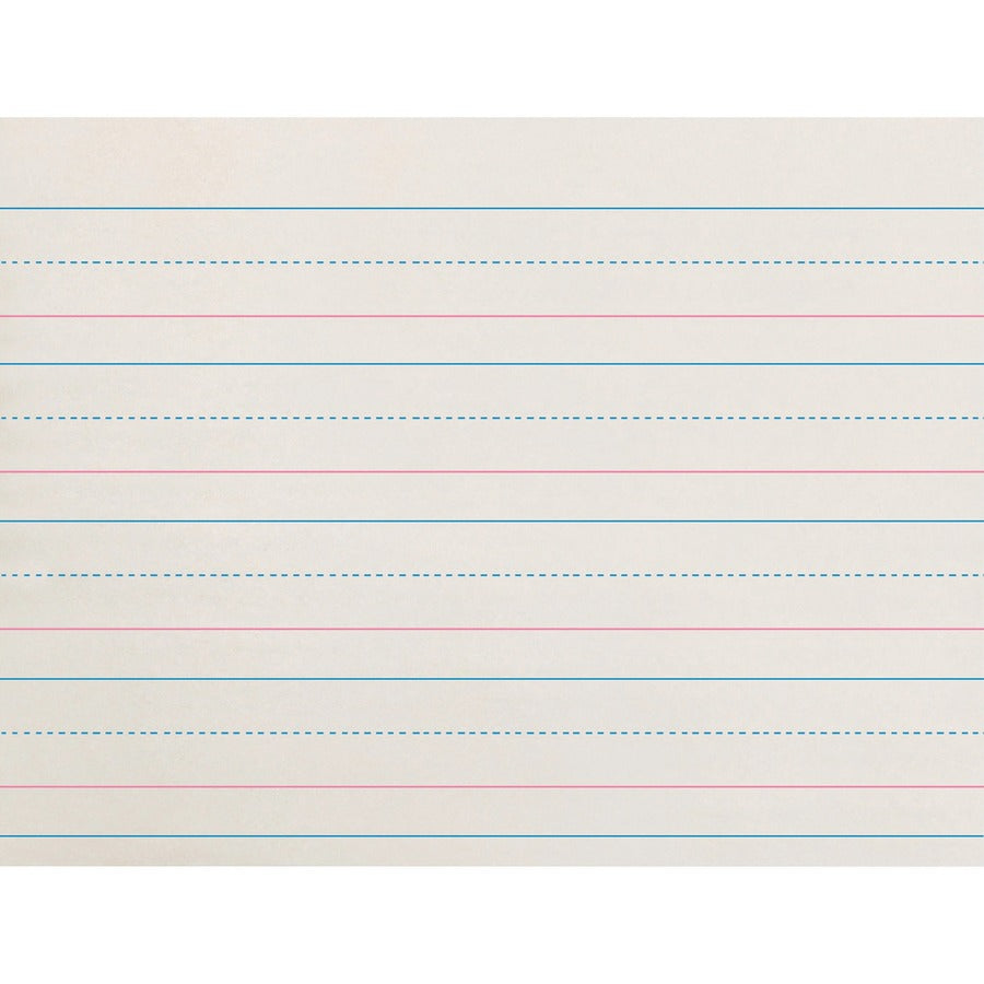 Zaner-Bloser Broken Midline Ruled Paper