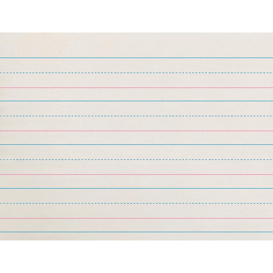 Zaner-Bloser Broken Midline Ruled Paper