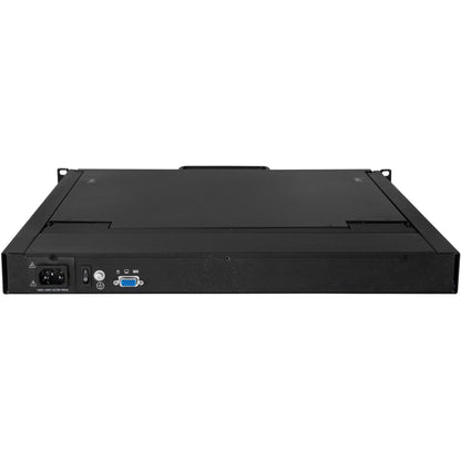 StarTech.com Rackmount KVM Console - 1U 19" LCD Monitor Single Port VGA KVM Server Rack Drawer includes Cables & Hardware - USB Support