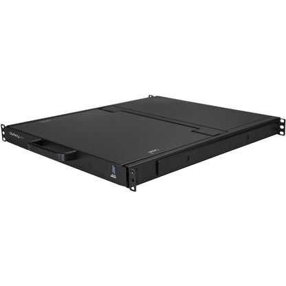 StarTech.com Rackmount KVM Console HD 1080p - Single Port VGA KVM w/17" LCD Monitor - 1U LCD KVM Server Rack Drawer w/Cables - USB Support