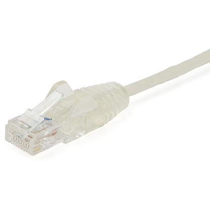 StarTech.com 6 ft CAT6 Cable - Slim CAT6 Patch Cord - Gray - Snagless RJ45 Connectors - Gigabit Ethernet Cable - 28 AWG - LSZH (N6PAT6GRS)