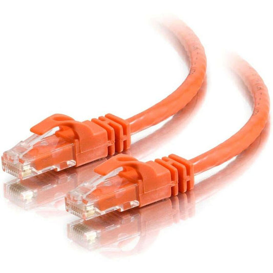 C2G-25ft Cat6 Snagless Crossover Unshielded (UTP) Network Patch Cable - Orange