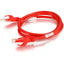 C2G-25ft Cat6 Snagless Crossover Unshielded (UTP) Network Patch Cable - Red