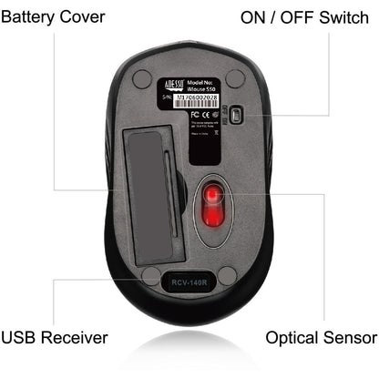 Adesso iMouse S50R - 2.4GHz Wireless Mini Mouse